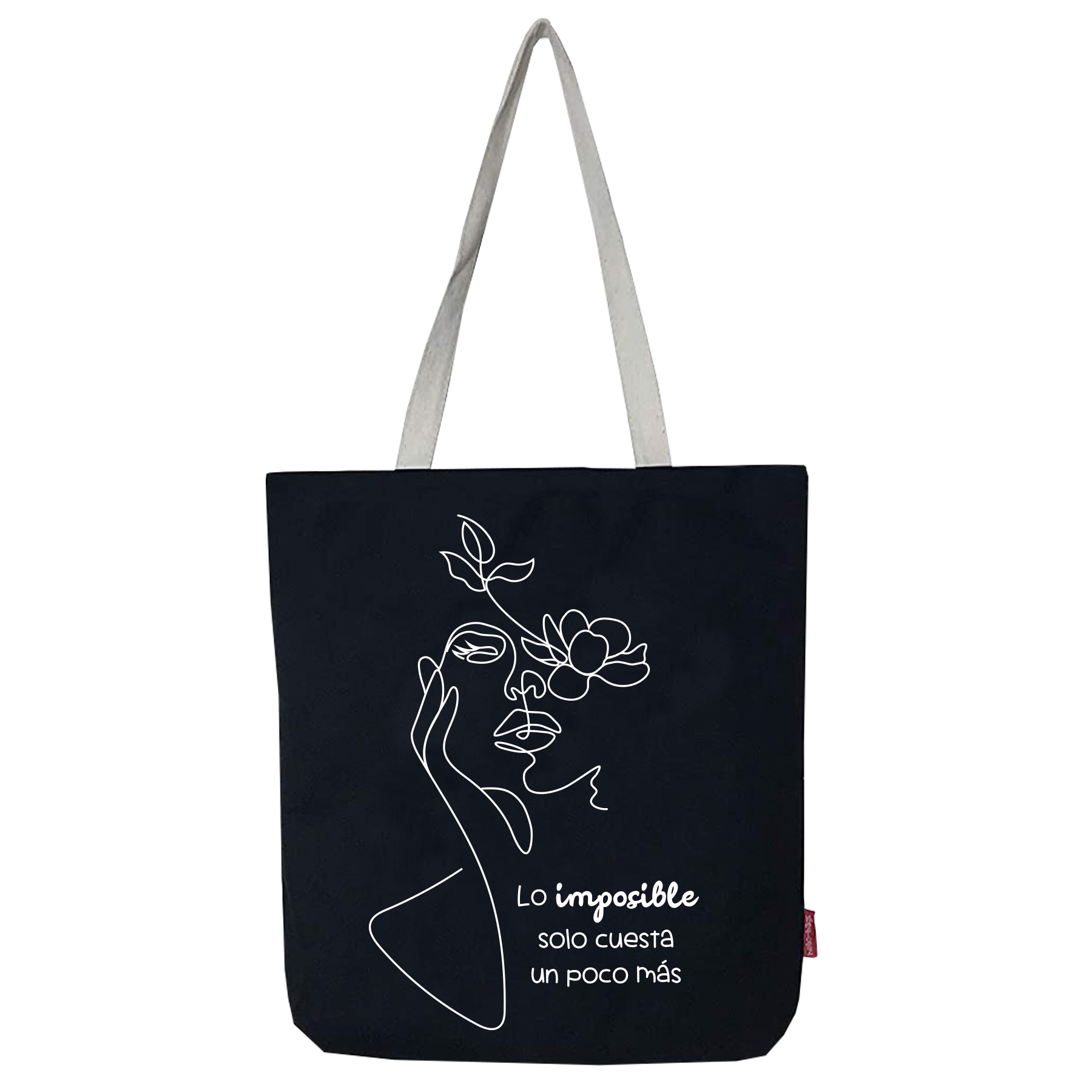 Tote bag. Bolso grande modelo "LO IMPOSIBLE"