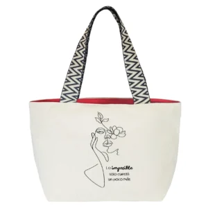 Bolso de loneta premium. "Lo imposible"
