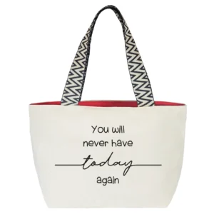 Bolso de loneta premium. "You will never"