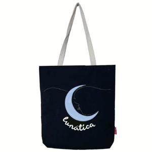 Tote bag. Bolso grande modelo "LUNÁTICA"