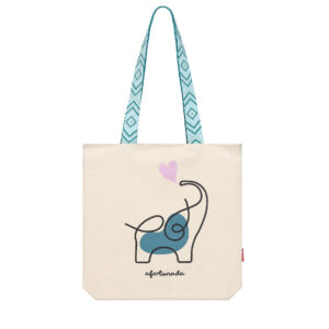 Tote bag. Bolso grande modelo "Afortunada"
