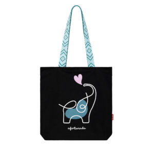 Tote bag. Bolso grande modelo "Afortunada"
